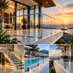 10 Modern Glass Railing Designs for Homes, Offices & Commercial Buildings