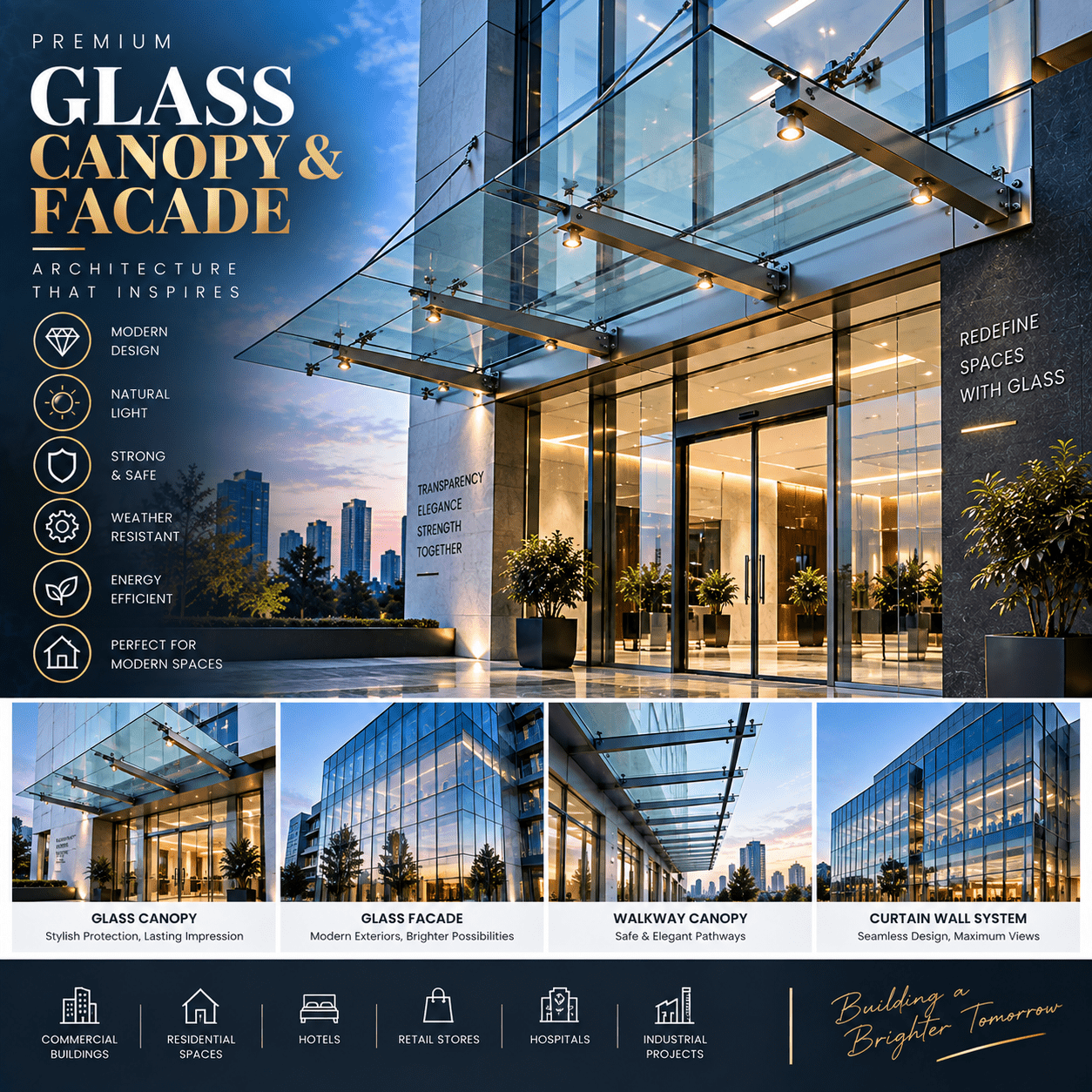 Glass Canopy & Facade